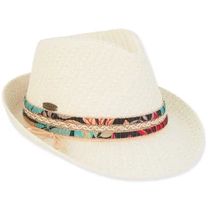 Abigail | Women's Paper Braid Fedora Hat | HCJ406