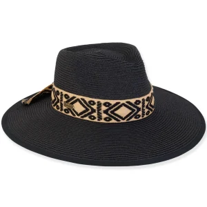 Adalyn | Women's Paper Braid Safari Hat | HH3071