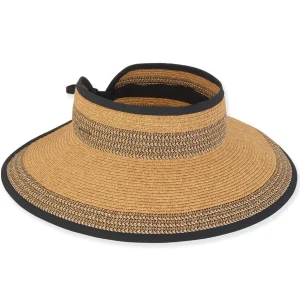 Adalynn | Women's Roll-Up Sun Visor Hat | HH3062