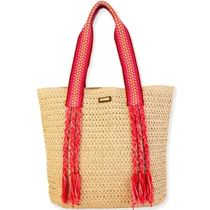 Alessandra | Natural Crochet Shoulder Tote | CE6591