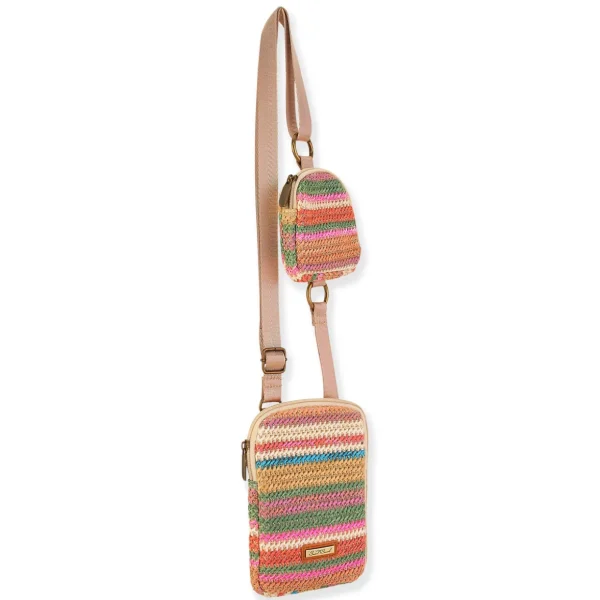 Alessia | Poly Straw Small Crossbody | CE6599