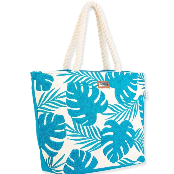 Almeria | Palm Leaf Beach Casuals Shoulder Tote | SNS6170