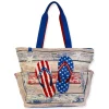 Americana Flip Flop, Oversize Tote | SD4830