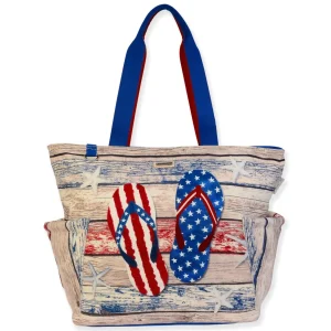 Americana Flip Flop, Oversize Tote | SD4830