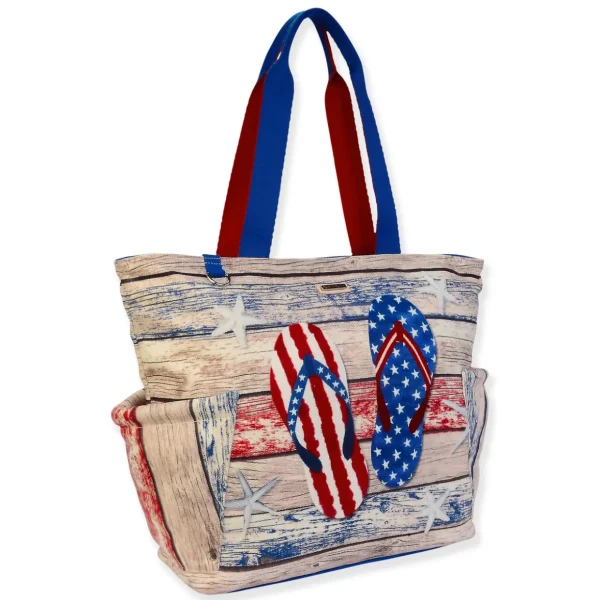 Americana Flip Flop, Oversize Tote | SD4830