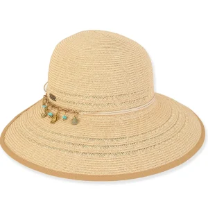 Amy | Women's Paper Braid Backless Hat | HH3097