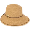 Ana | Women's Paper Braid Tapered Brim Hat | HH2989