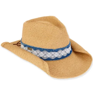 Andrea | Women's Paper Straw Western Hat | HH3122