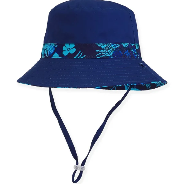 Asher | Young Boy Poly Bucket Hat | HK423 | Reversible