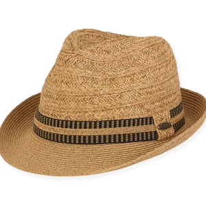 Astrolabe | Men's Paper Straw Fedora Hat | HTT1118