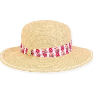 Ava | Young Girl Paper Straw Floppy Hat | HK446