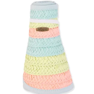 Avery | Women's Paper Straw Roll-Up Sun Visor Hat | HCJ421