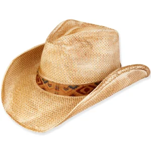 Benjamin | Men's Paper Straw Western Hat | HTT1191