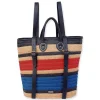 Black, Paper Straw Backpack | CE6642 B