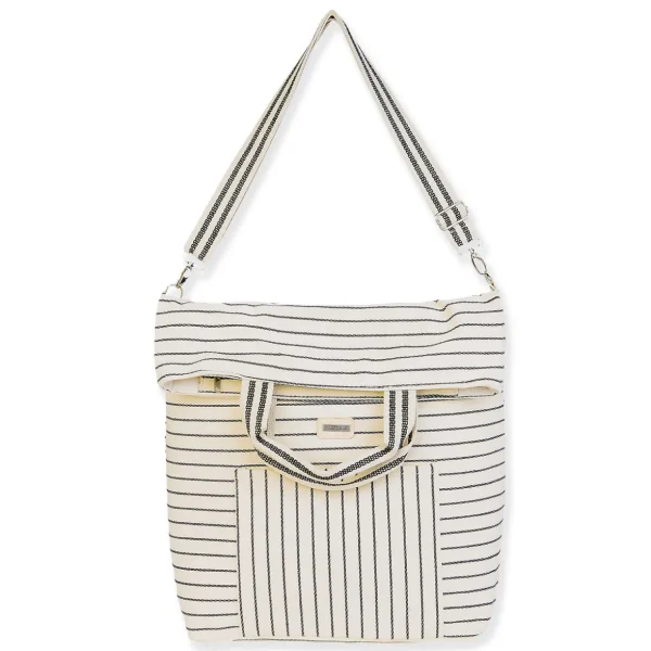 Black, Polyester Shoulder Tote | CE6727 B