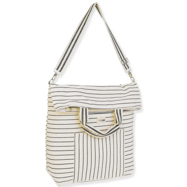 Black, Polyester Shoulder Tote | CE6727 B