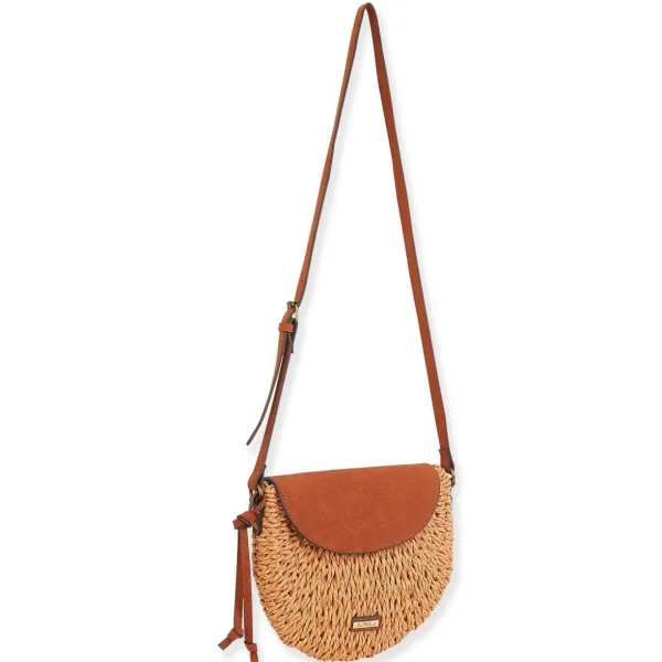 Blanes | Natural Straw Crossbody | CE6495
