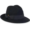 Blaze | Women's Wool Felt Fedora Grosgrain Trim | AD1596