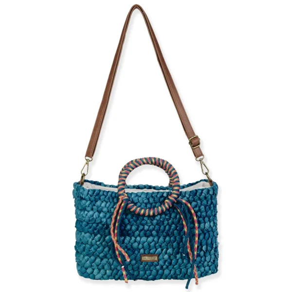 Blue, Corn Husk Crossbody | CE6687 B