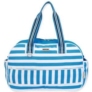 Blue, Duffle Bag Two Way Stripes | SNS6850 A