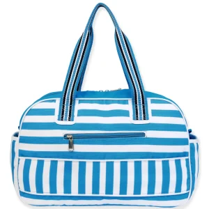 Blue, Duffle Bag Two Way Stripes | SNS6850 A
