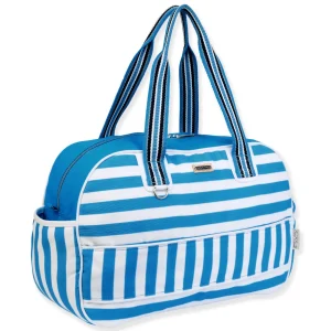 Blue, Duffle Bag Two Way Stripes | SNS6850 A