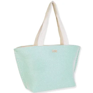 Blue, Poly Shoulder Tote | CE6667 B