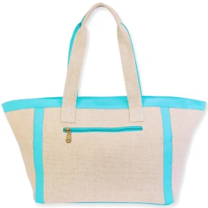 Blue, Shoulder Tote Beaded Corals | SNS6800 B