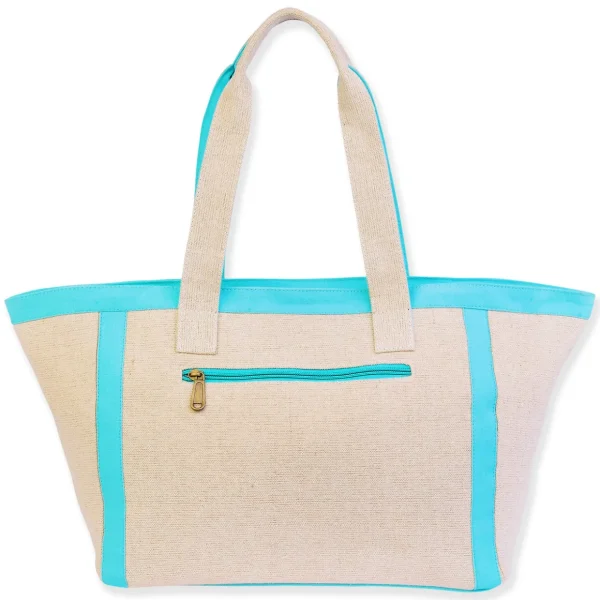 Blue, Shoulder Tote Beaded Corals | SNS6800 B
