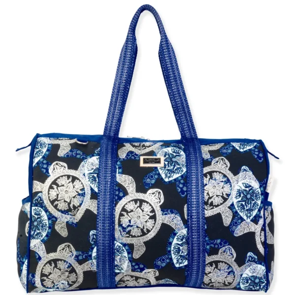 Blue, Travel Bag Layered Turtles | SNS6881 B