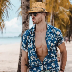 Bridgeman | Men's Raffia Fedora Hat | HCJ390