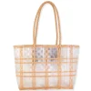 Briella | Poly Straw Shoulder Tote | CE6585