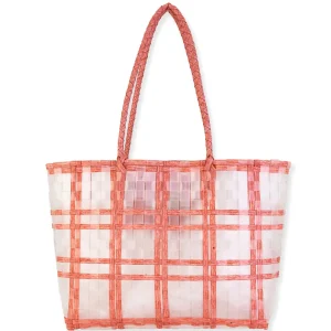 Briella | Poly Straw Shoulder Tote | CE6585
