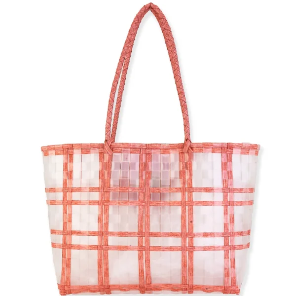Briella | Poly Straw Shoulder Tote | CE6585