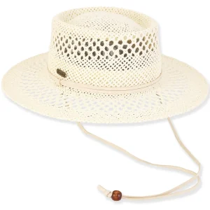 Brooklyn | Women's Paper Straw Gambler Hat | HH3110