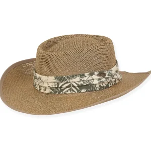 Candlemas | Men's Paper Straw Gambler Hat | HTT1129