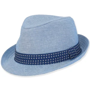 Charles | Young Boy Cotton Fedora Hat | HK487