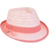 Charlotte | Young Girl Paper Braid Fedora Hat | HK478