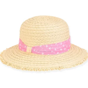 Chloe | Young Girl Paper Straw Bucket Hat | HK445