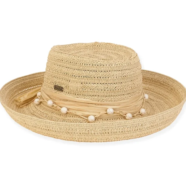 Cicia | Women's Paper Straw Upbrim Hat | HH2849