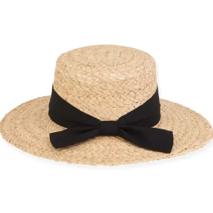 Conway | Women's Natural Raffia Boater Hat | HH2857