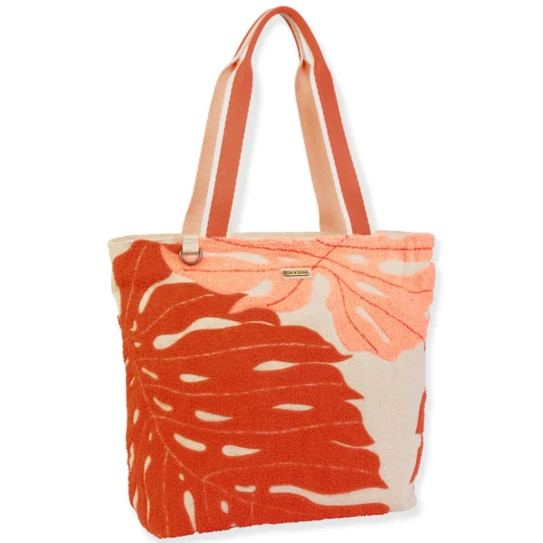 Coral Leaves, Shoulder Tote Bold Monstera | SNS6600 B