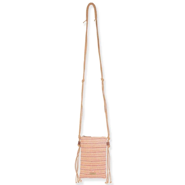Coral Multi, Poly Straw Crossbody | CE6719 B