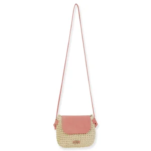 Coral, Paper Straw Crossbody | CE6726 A