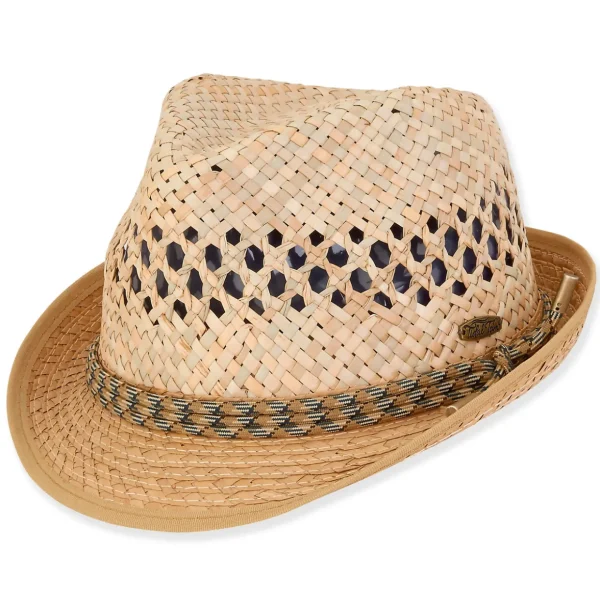 Daniel | Men's Rush Straw Fedora Hat | HTT1174