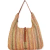 Danna | Poly Straw Hobo Tote | CE6546