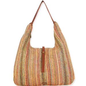 Danna | Poly Straw Hobo Tote | CE6546