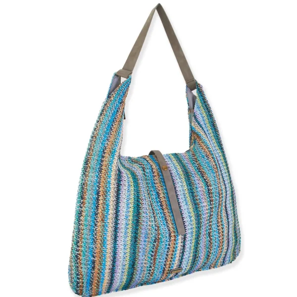 Danna | Poly Straw Hobo Tote | CE6546