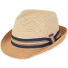 David | Men's Paper Straw Fedora Hat | HTT1165
