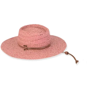 Delilah | Women's Natural Raffia Gambler Hat | HH3178